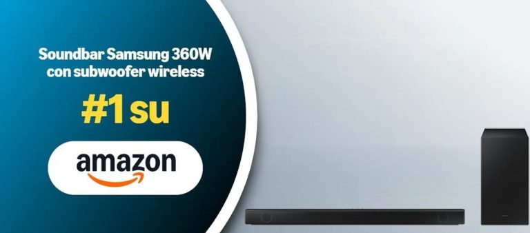 La soundbar Samsung 360W