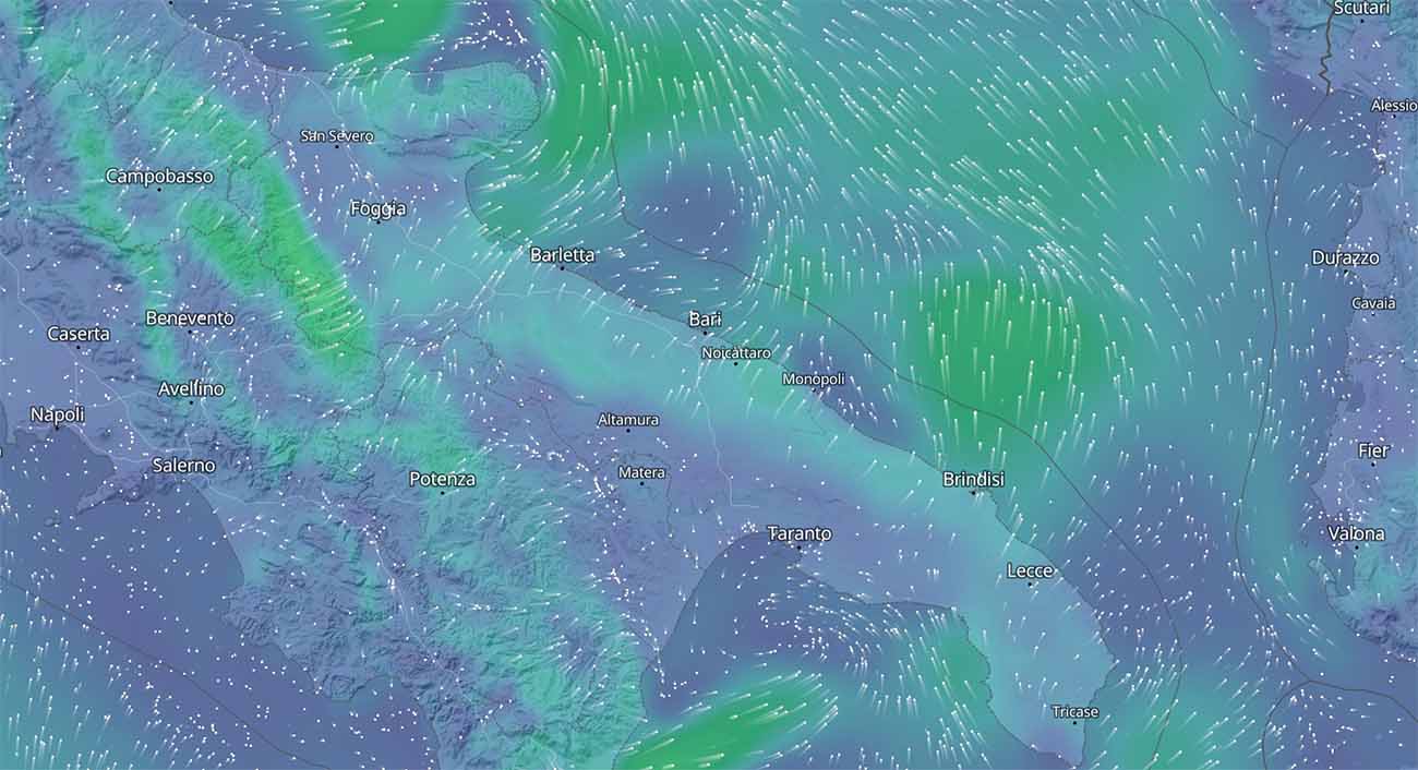 Meteo Puglia domenica 4 maggio,
