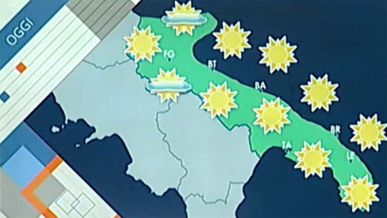 Meteo Puglia primo maggio