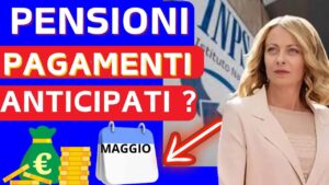 Pagamento pensioni Maggio 2025