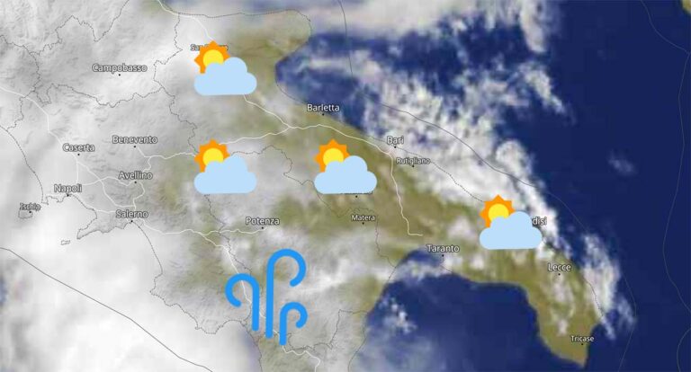 meteo puglia martedì 20 maggio
