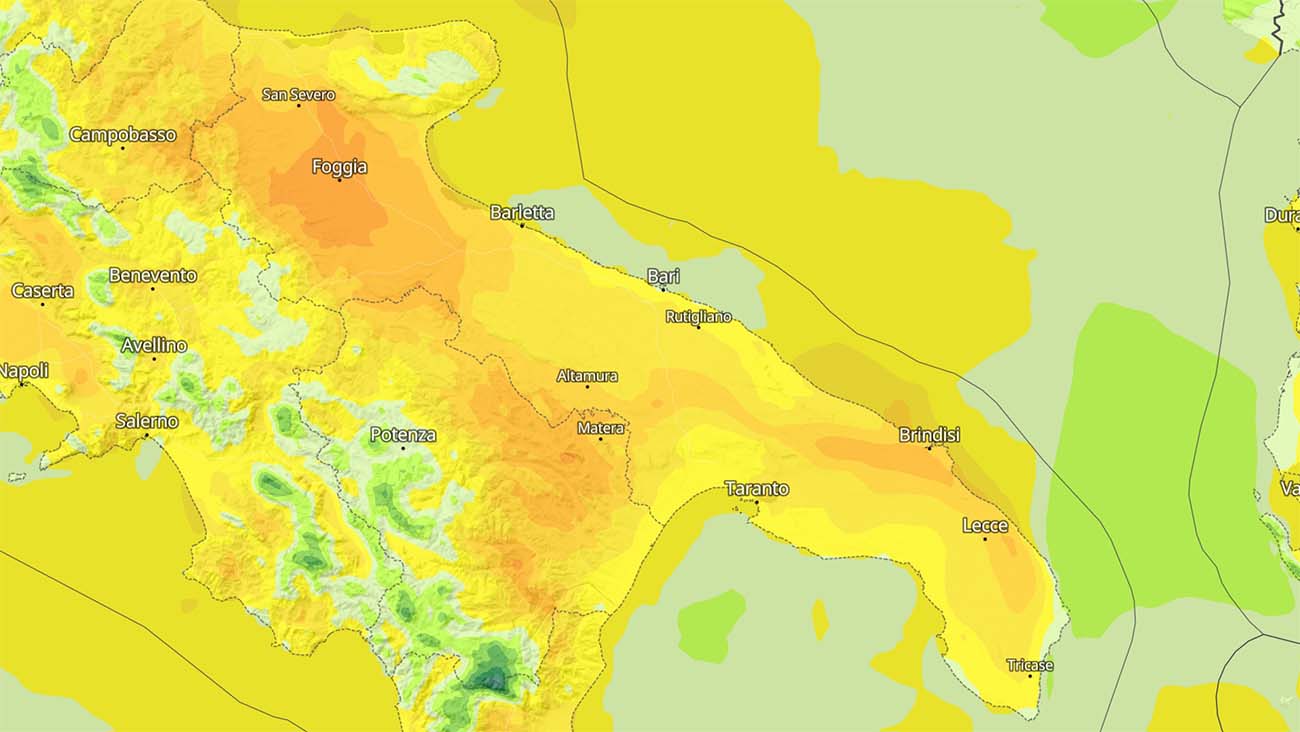 previsioni Meteo lunedì 19 maggio