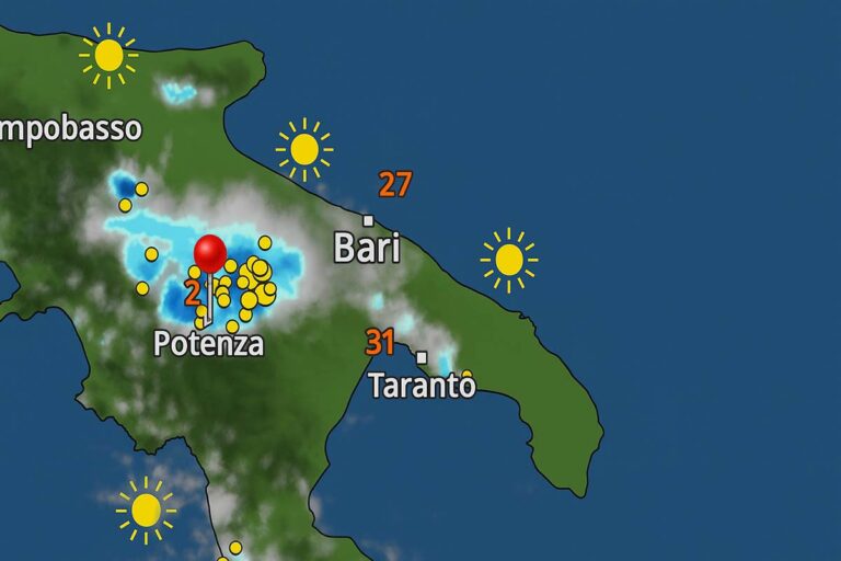 Meteo Puglia fine settimana dal 20 al 22 giugno
