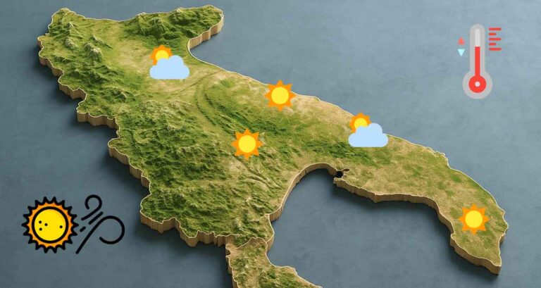 Meteo Puglia giovedì 5 Giugno