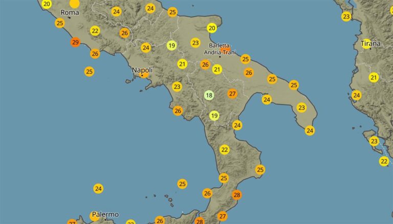 Meteo Puglia martedì 17 giugno 2025