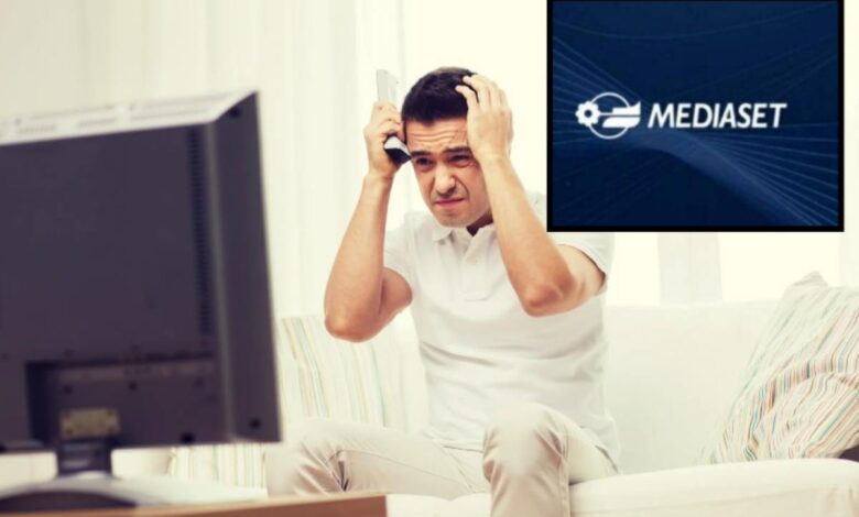 Delusione volto Mediaset
