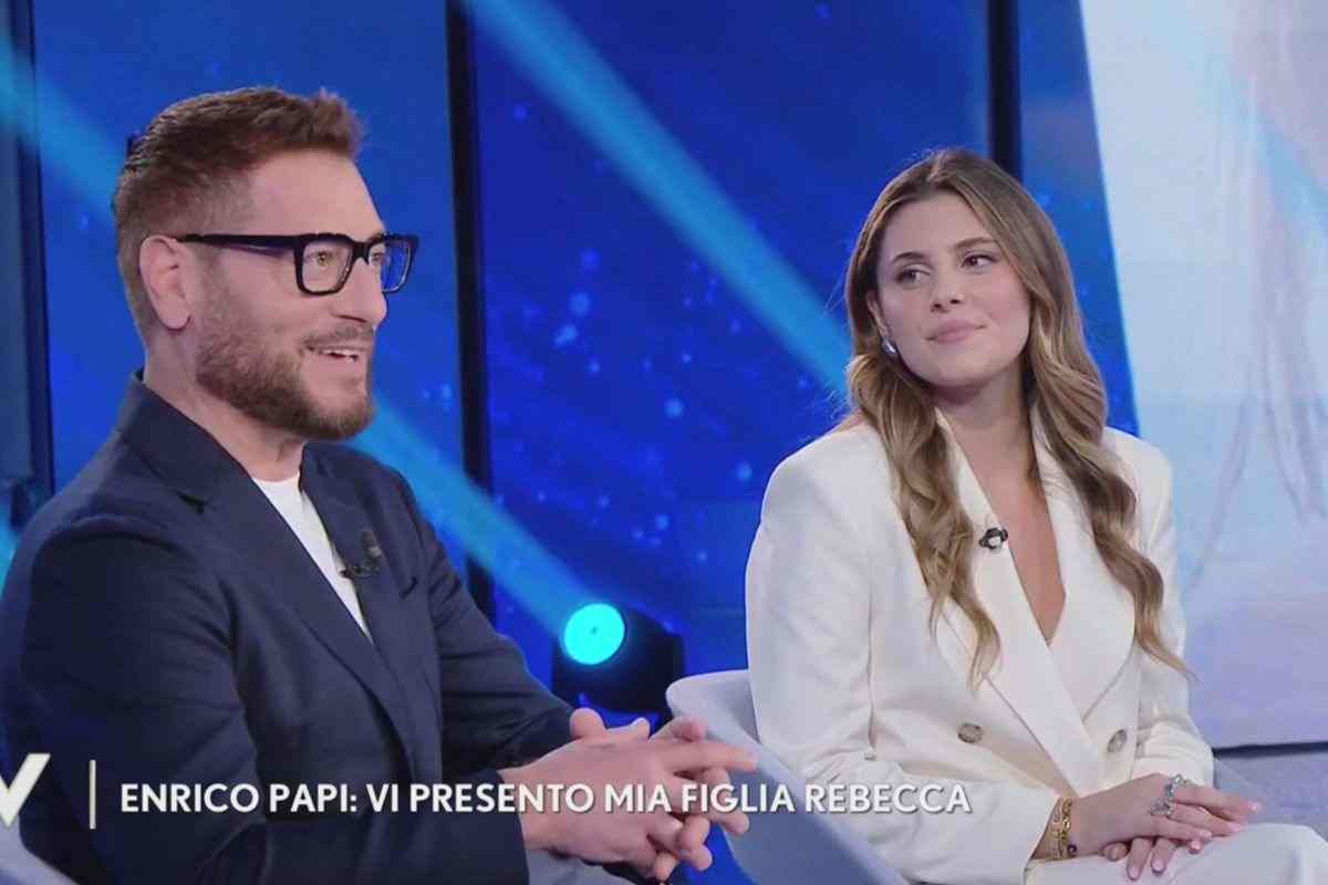 enrico papi svela la figlia rebecca