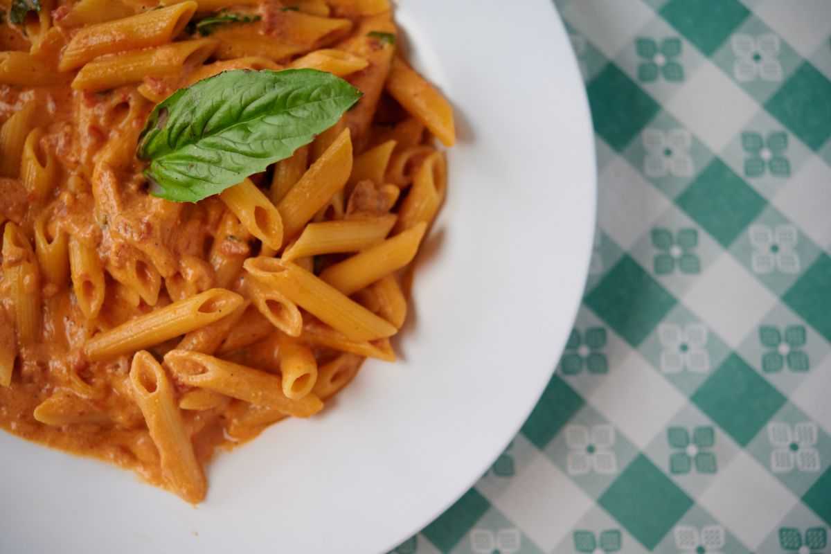 pasta zucca taleggio e pancetta