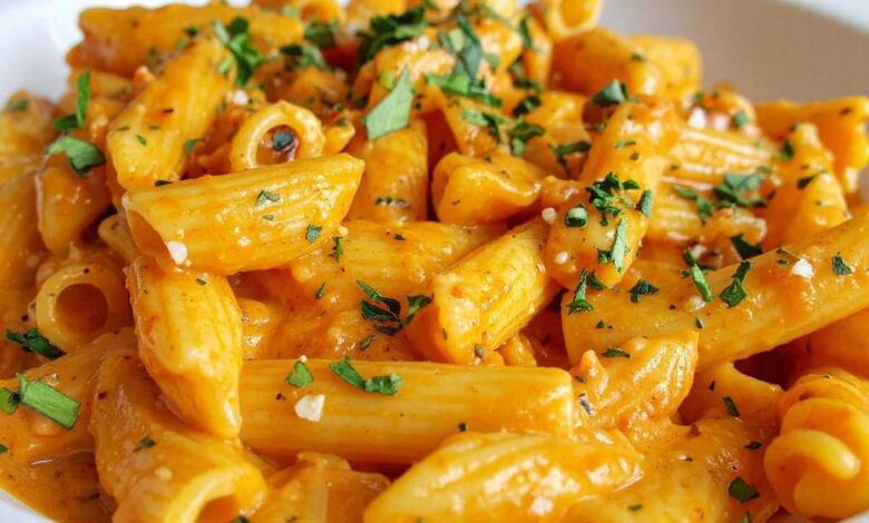 pasta zucca taleggio e pancetta